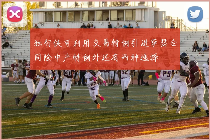 独行侠可利用交易特例引进萨瑟合同除中产特例外还有两种选择